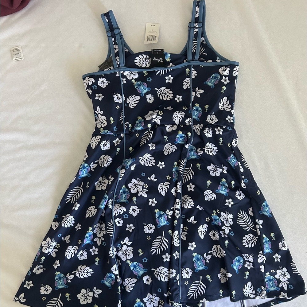 Floral Navy Blue Kids Dress